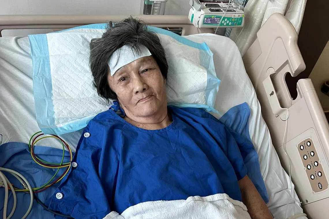 Madam Lim Moi Bay was allegedly knocked down by a garbage truck in Bedok North on April 13.