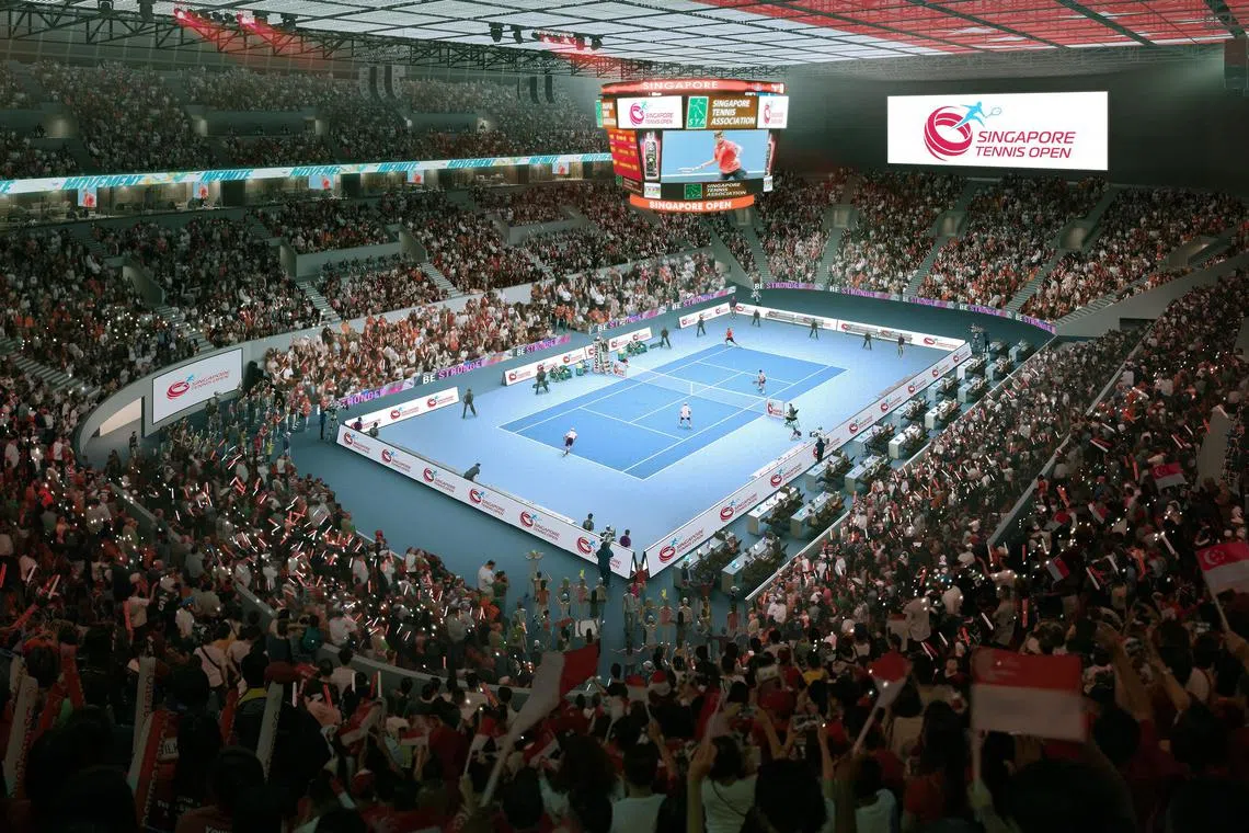 An artist impression of the new indoor arena, whose 18,000 capacity makes it a versatile space for a wide range of events.