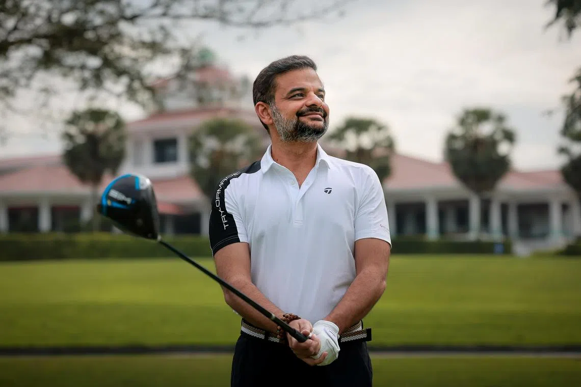 Shiv Puri, philanthropist and founder and MD of TVF Capital Advisors, at Sentosa Golf Club on June 23, 2025.