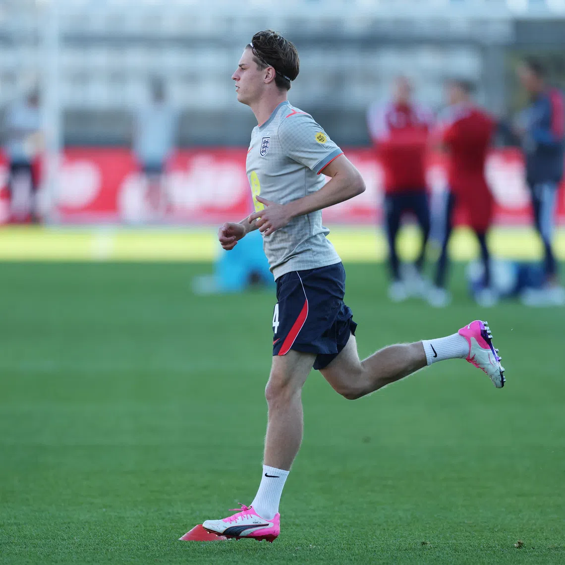 Soccer Football - UEFA Nations League - Group A3 - Croatia v England - Stadion HNK Rijeka, Rijeka, Croatia - October 3, 2026 England's Alex Scott during the warm up before the match Action Images via Reuters/Paul Childs
