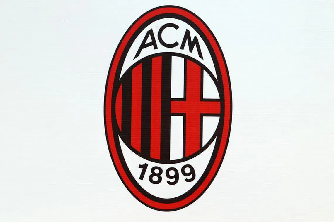 FILE PHOTO: AC Milan logo is seen at the San Siro stadium during the match against Udinese in Milan, September 10, 2016. REUTERS/Stefano Rellandini/File Photo