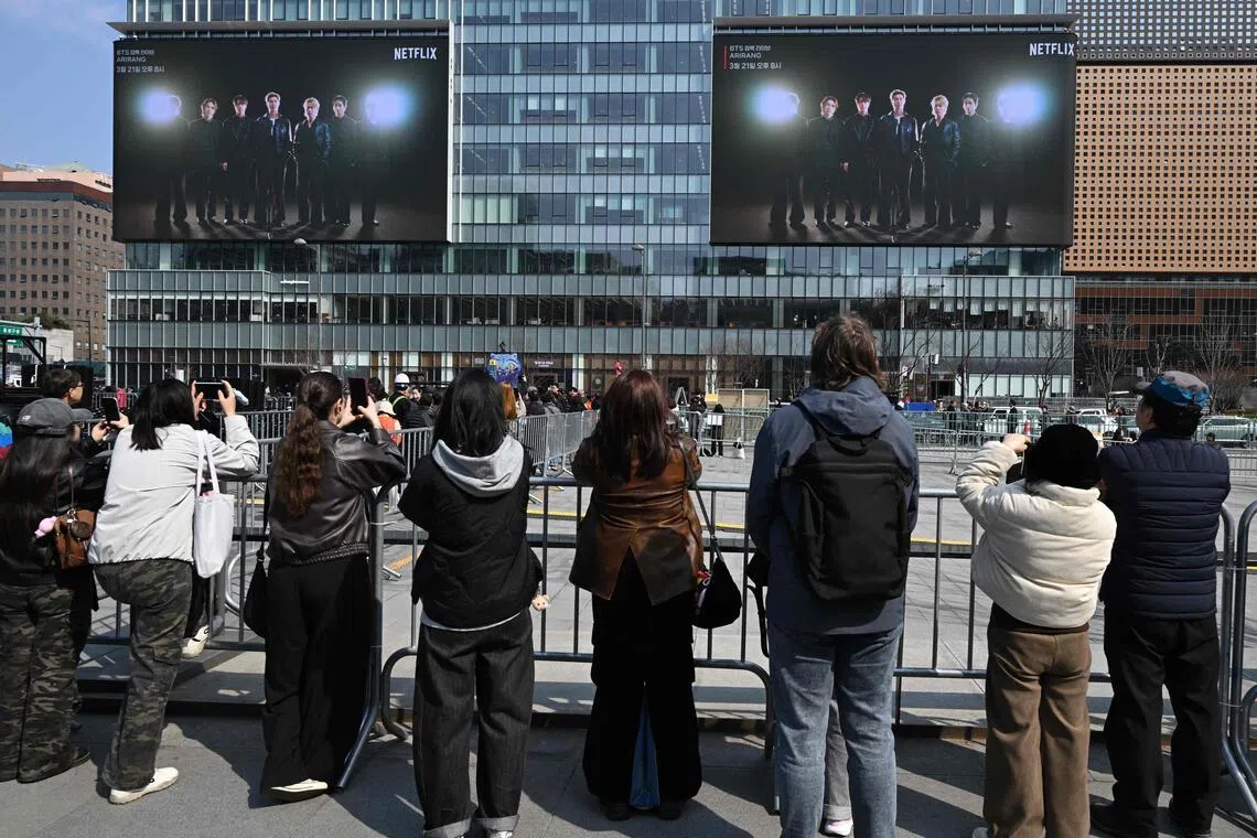 BTS comeback sparks 103% surge in hotel bookings by foreign visitors in South Korea