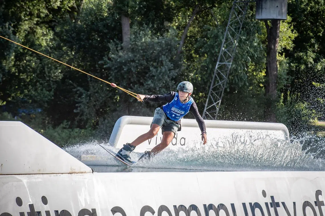 Singapore-based Polish wakeboarder Kacper Lepicki will compete in the Embily Open at East Coast Park on Feb 4 and 5.