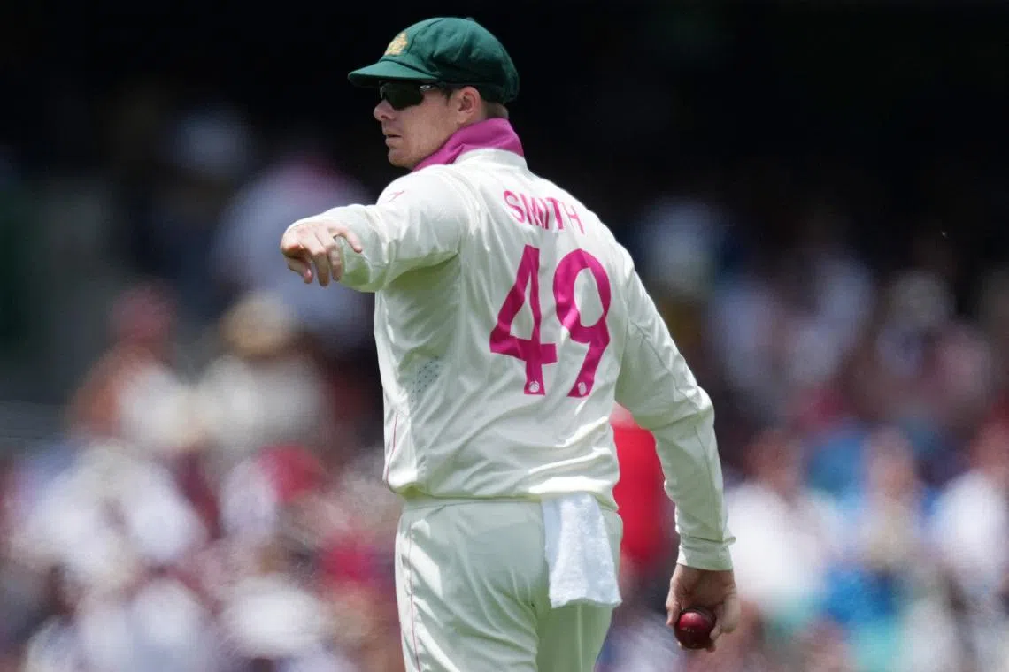 Cricket - The Ashes - Australia v England - Fifth Test - Sydney Cricket Ground, Sydney, Australia - January 5, 2026 Australia's Steve Smith reacts REUTERS/Asanka Brendon Ratnayake