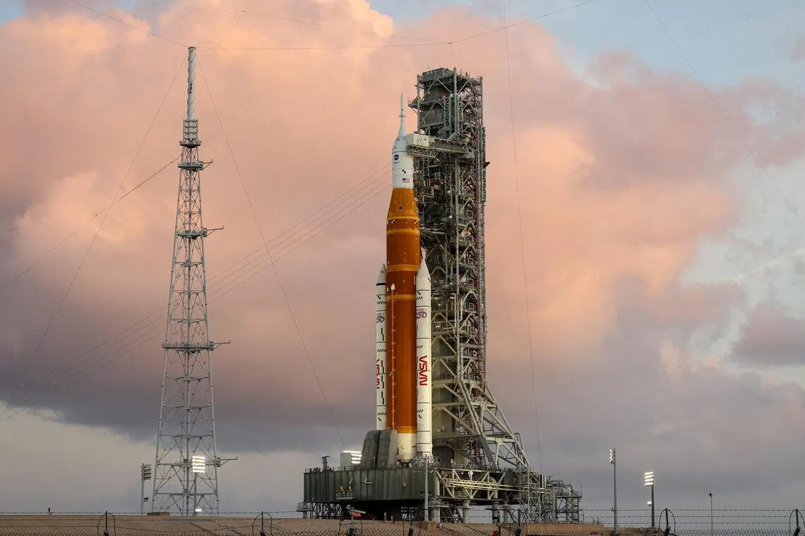 Weather conditions appeared favourable for an on-time liftoff in the agency's two-hour launch window on April 1.