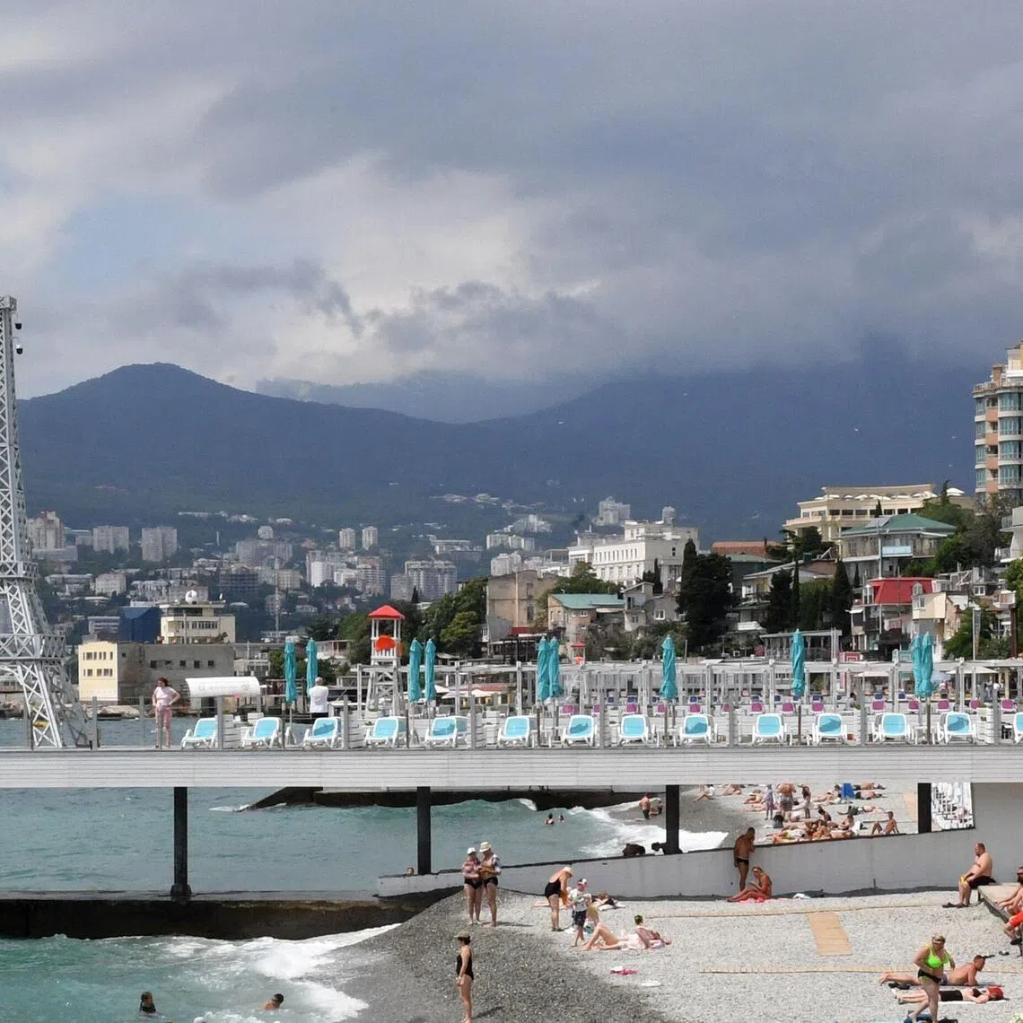 On June 22, Ukraine’s defence ministry said the strikes by its forces were “closing the beach season in Crimea”.