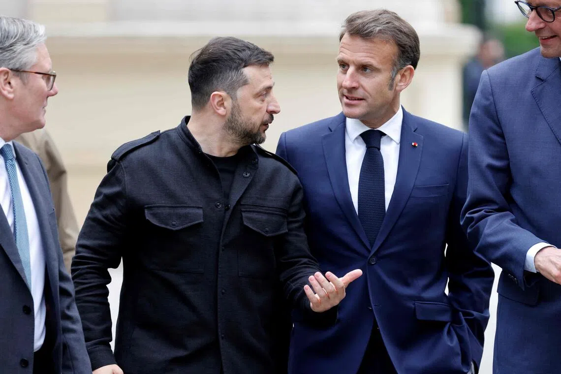 France’s Macron to meet Zelensky, Starmer and Merz in London on Dec 8