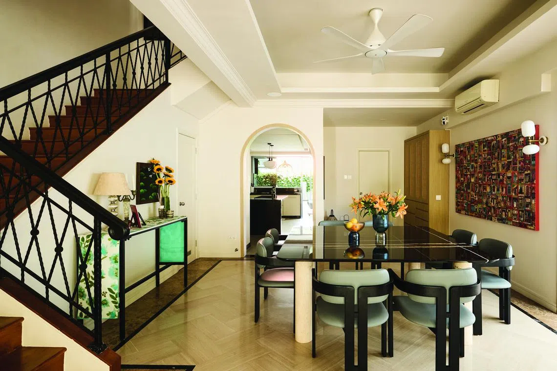 The design of this semi-detached house combines heritage with the owners' personalities.