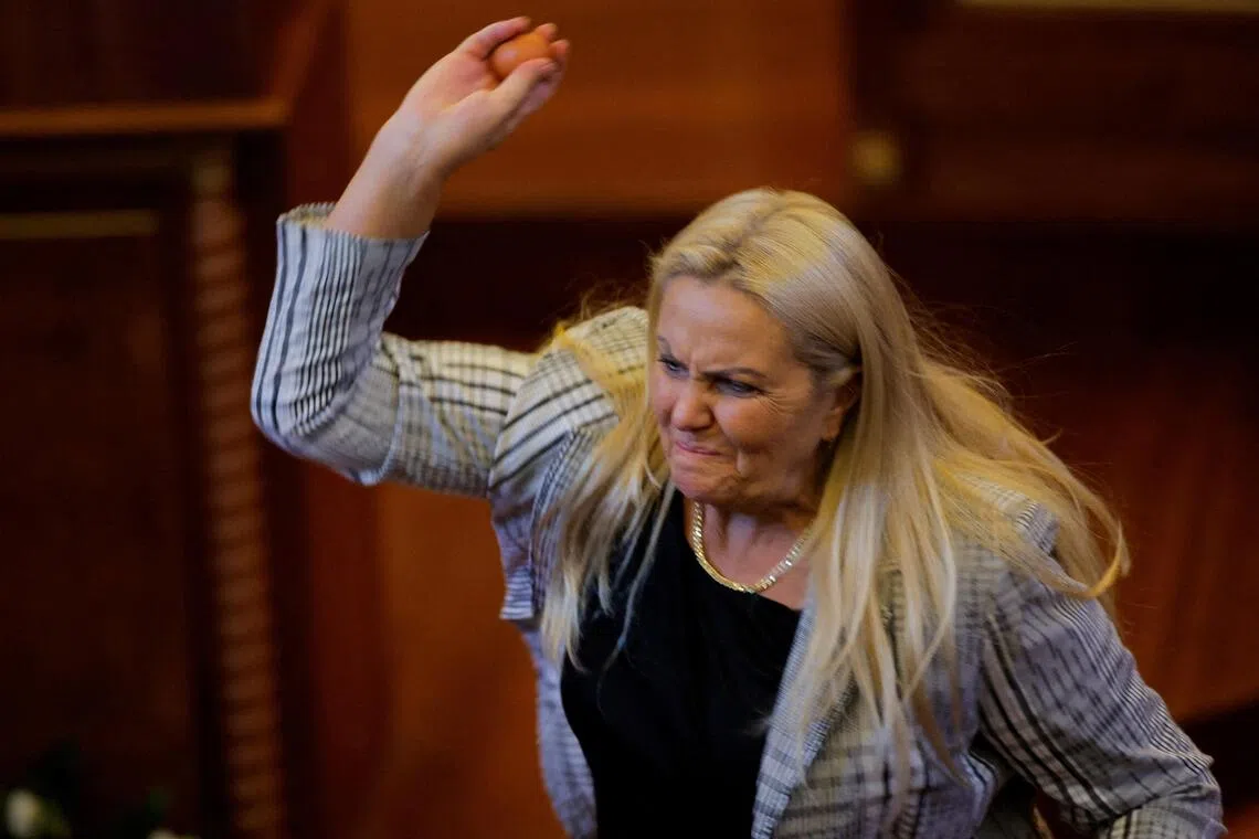 ‘Shame on you’: Lawmaker pelts Kosovo PM with eggs in Parliament, as political crisis spirals