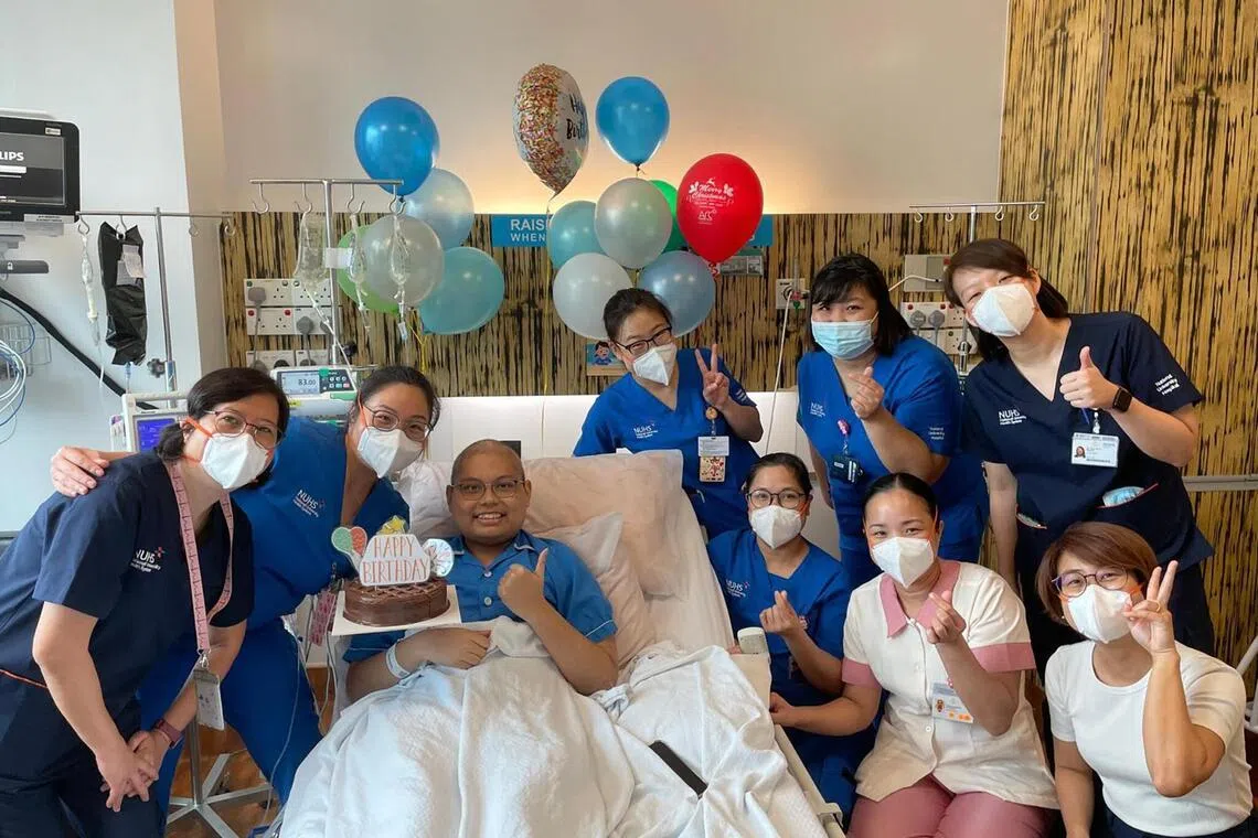 When his son had blood cancer, this single dad cooked lunch and dinner for  him every day | The Straits Times