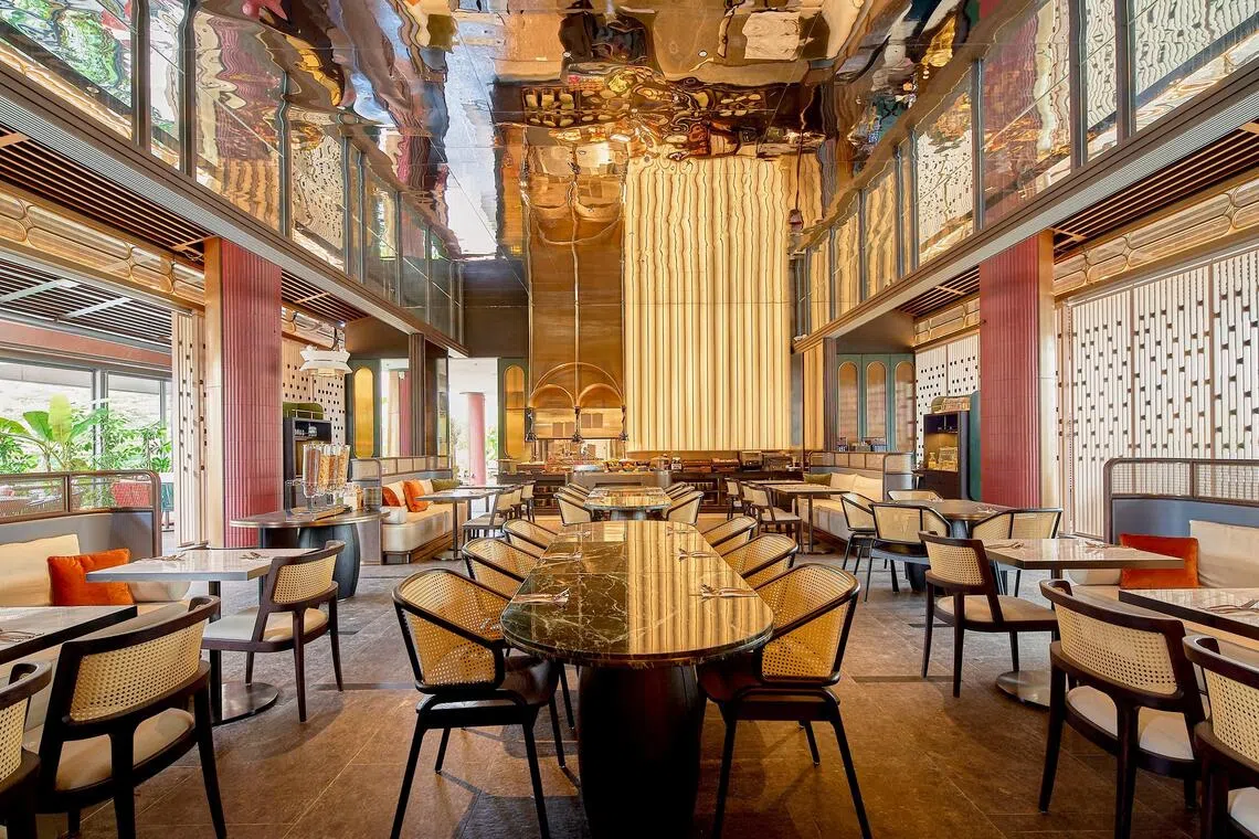 The elegant Hathaway Autograph restaurant has al fresco terraces on two sides that overlook the Selegie-Mount Sophia enclave.