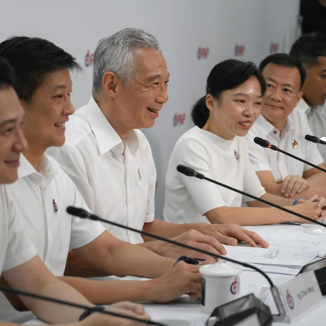 Senior Minister Lee Hsien Loong said the PAP is putting forward a good team of people that, individually, are good men and women.