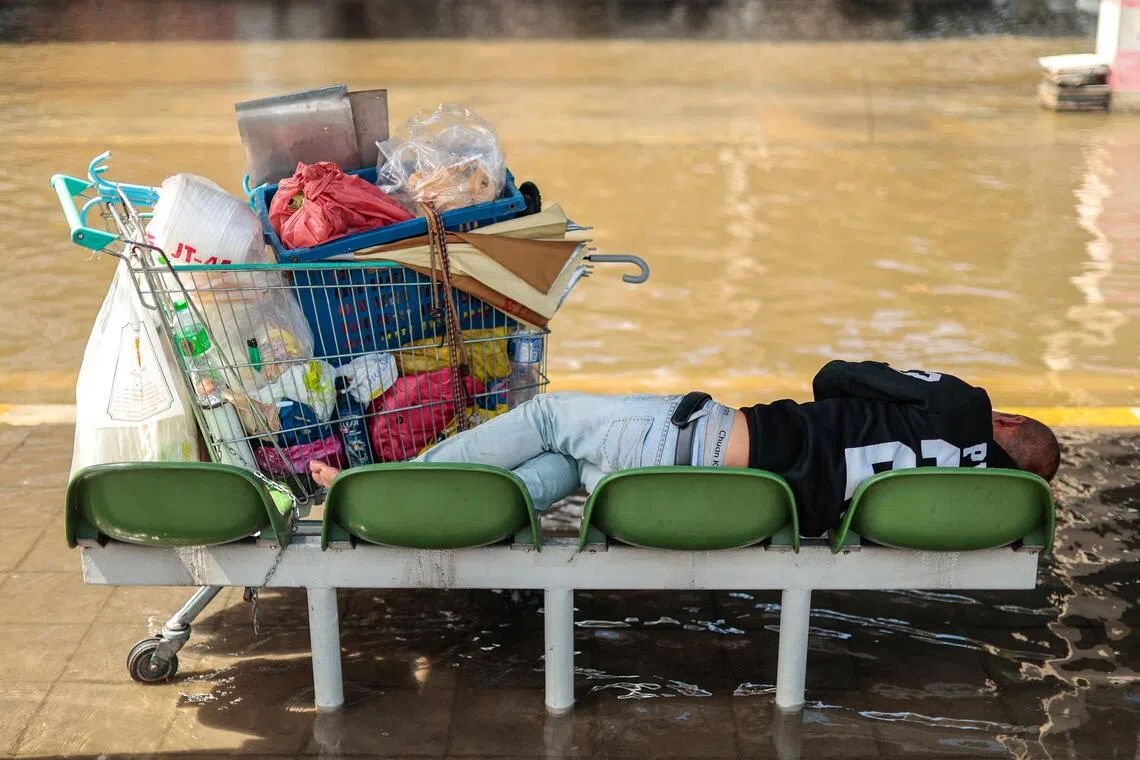 A month’s worth of rain fell over several days in late September in the capital Bangkok.