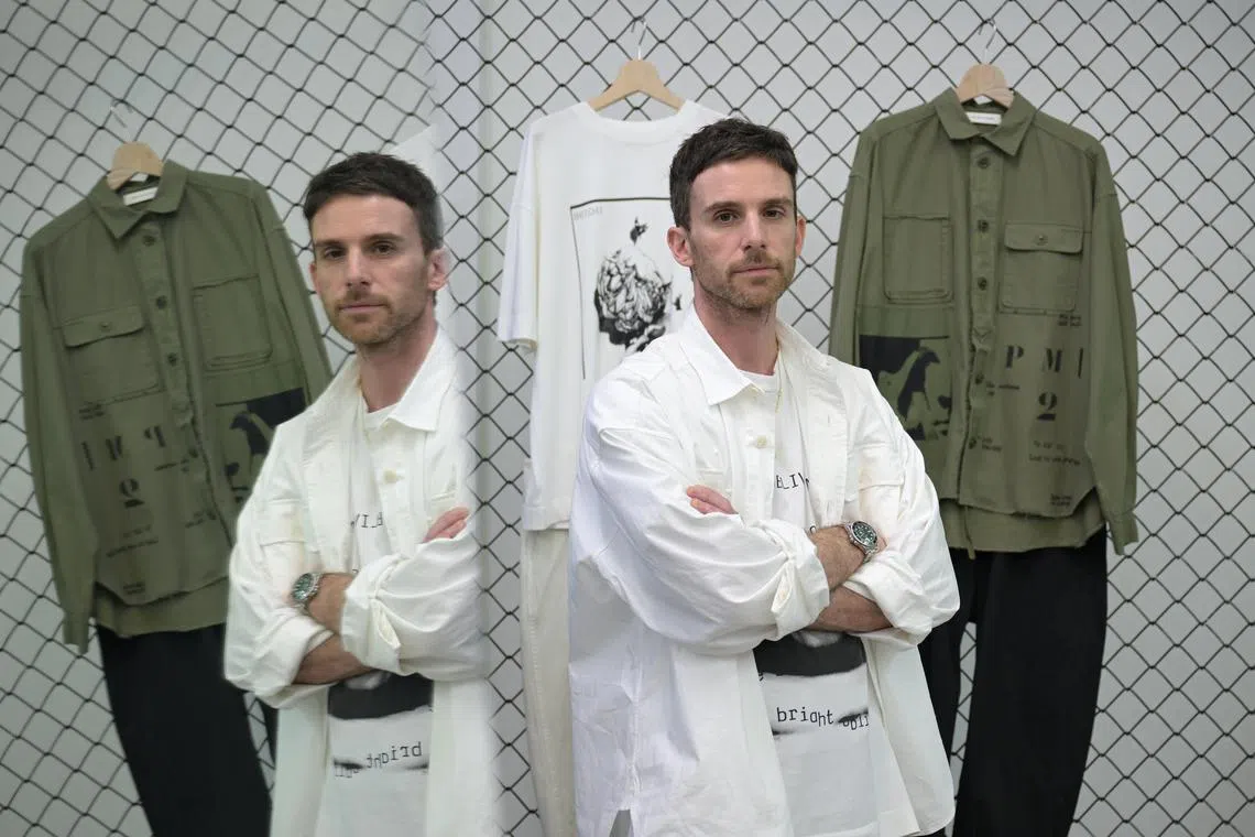 edguy/ST20240125_202471853451/Ng Sor Luan/Coldplay bass player Guy Berryman and his new menswear brand, Applied Art Forms.
