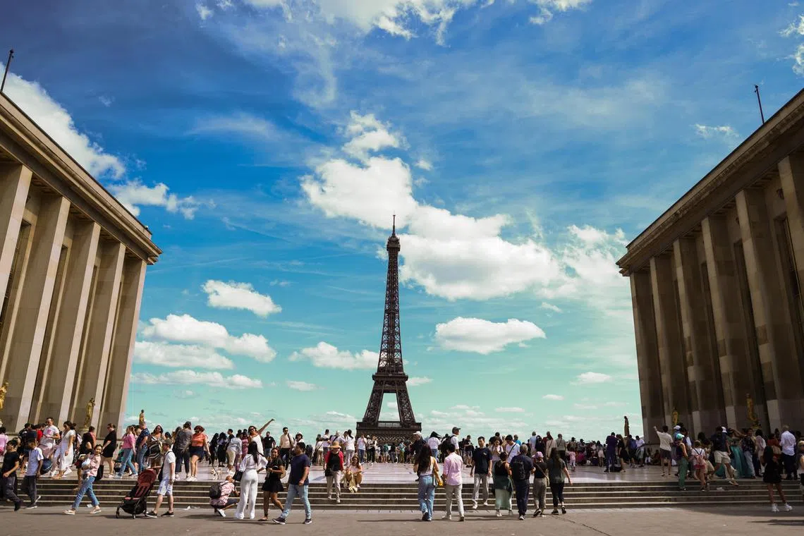 Two bomb threats on Saturday forced the brief evacuation of Eiffel Tower.
