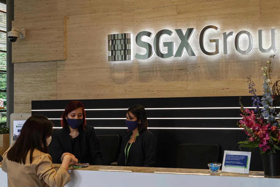 Across the broader Singapore market on Monday, losers outnumber gainers 365 to 205, after 1.7 billion securities worth $1.3 billion change hands.