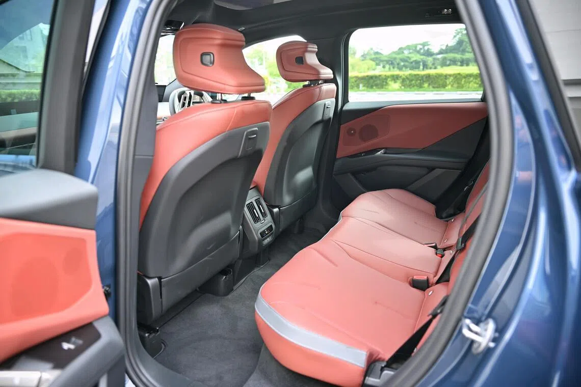 Electric iX3’s cabin is more spacious than the non-electric X3.