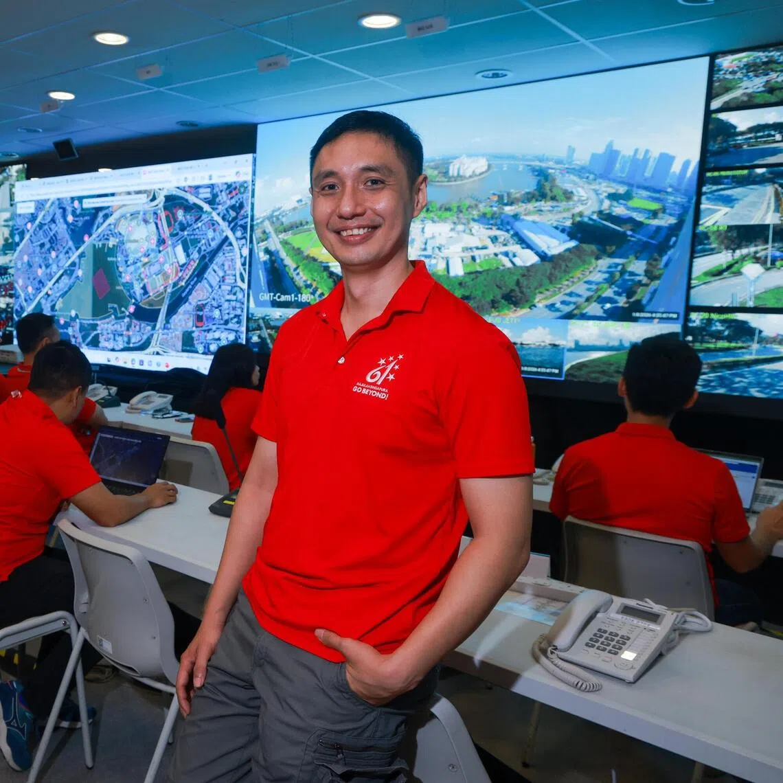 Senior Lieutenant Colonel Leonard Lim heads the Command and Control Group 2, which oversees the planning and execution of safety and security operations for the National Day Parade.