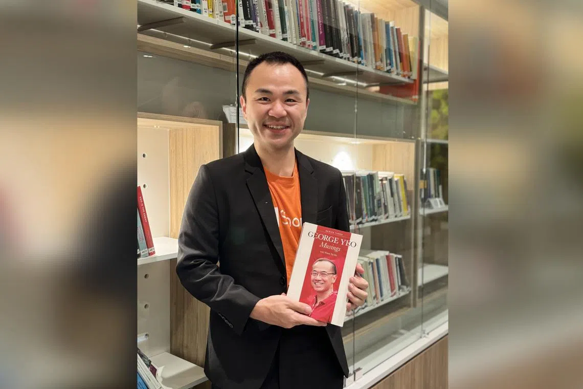 Shopee Singapore director Chua Kel Jin makes reading a daily habit.