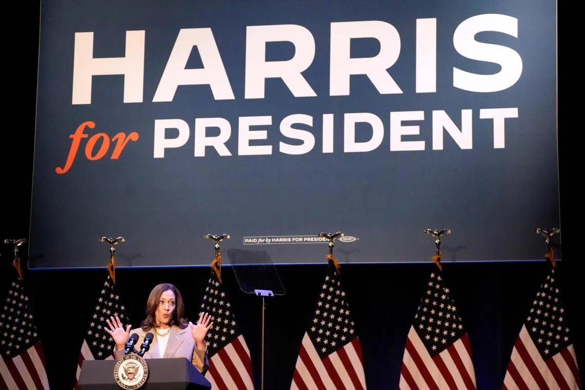 Vice-President Kamala Harris has secured support from a majority of delegates to the Democratic National Convention.