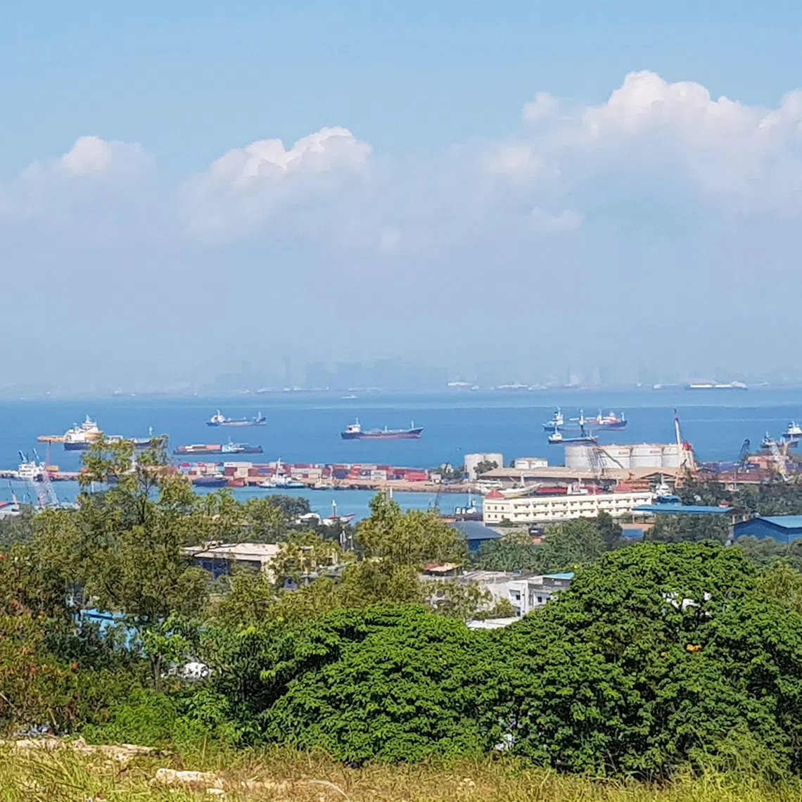 Port Batu Ampar, a seaport in Batam. Authorities have tightened supervision of migration gateways, but have not identified any specific threat.