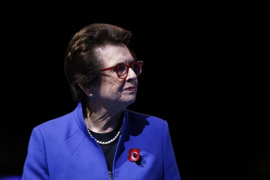 Women's tennis players in the current era have benefited from the movement led by Billie Jean King (above) and eight others in 1970.