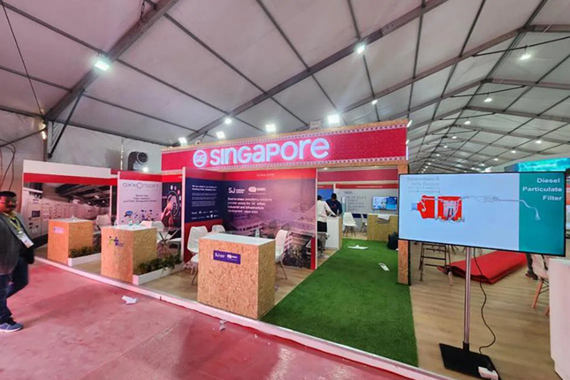 ngfirms - The Singapore Pavillion at the Uttar Pradesh Global Investors Summit, held from Feb 10 to 11 in Lucknow in Uttar Pradesh.  

Credit:  Tweeter@SGinIndia