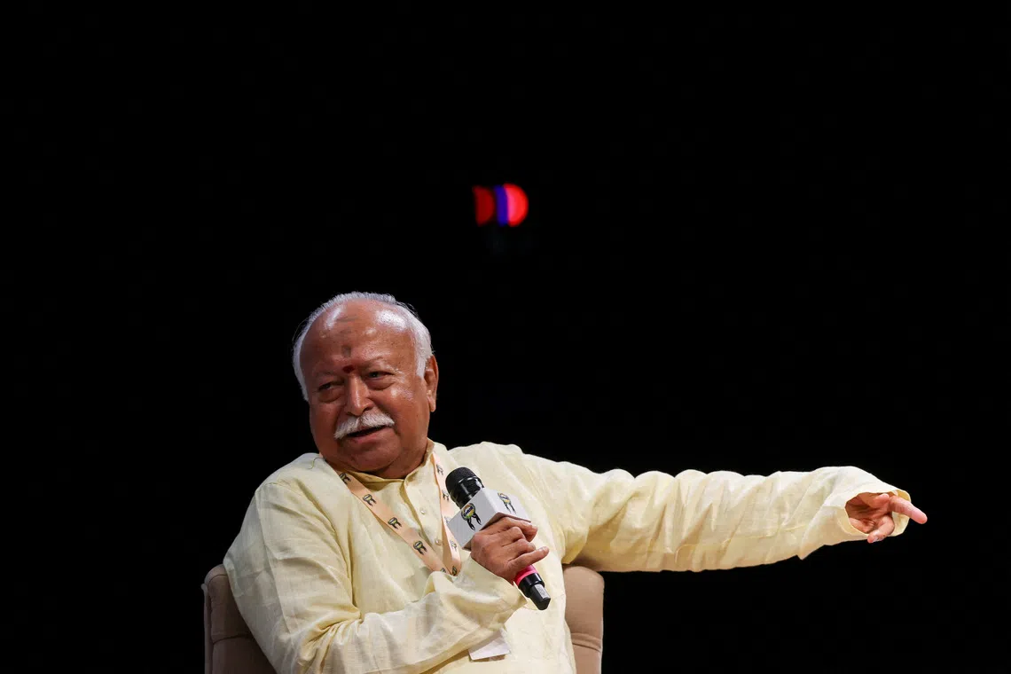 Mohan Bhagwat, chief of the Rashtriya Swayamsevak Sangh is scheduled to speak at an event in New York City on Aug 29.