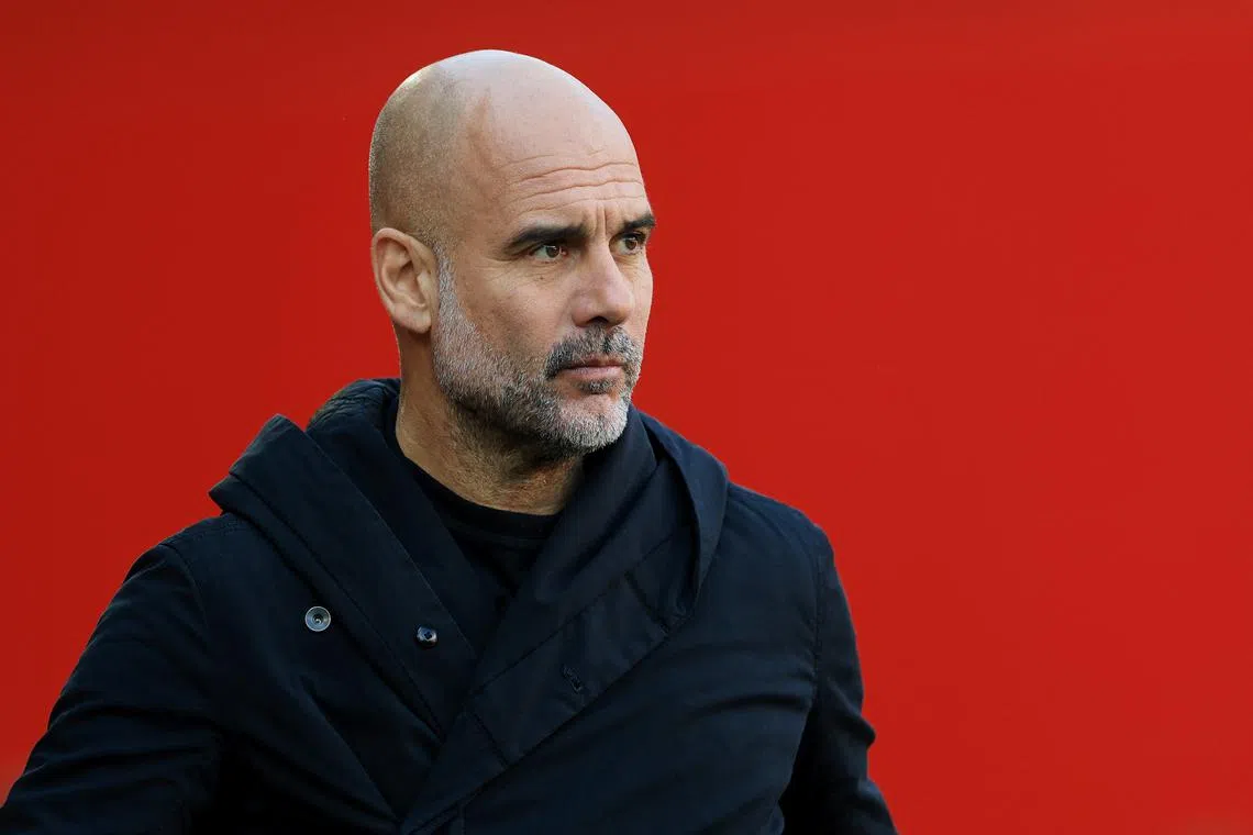 Soccer Football - Premier League - Nottingham Forest v Manchester City - The City Ground, Nottingham, Britain - March 8, 2025 Manchester City manager Pep Guardiola before the match Action Images via Reuters/Lee Smith
