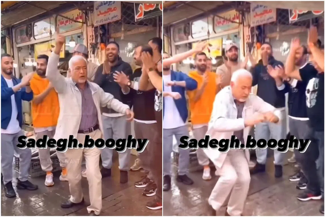 Mr Sadegh Bana Motejaded serenaded the crowd with a folk song and encouraged other to join in. 