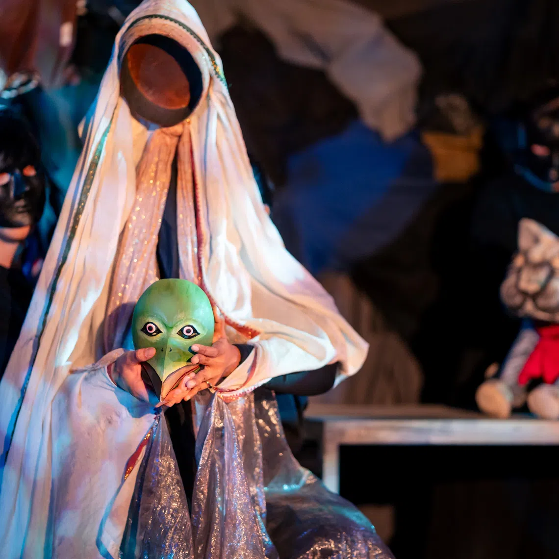 Cat And The Faceless Maiden is one of a trio of stories in the latest staging of Puppet Origin Stories. 