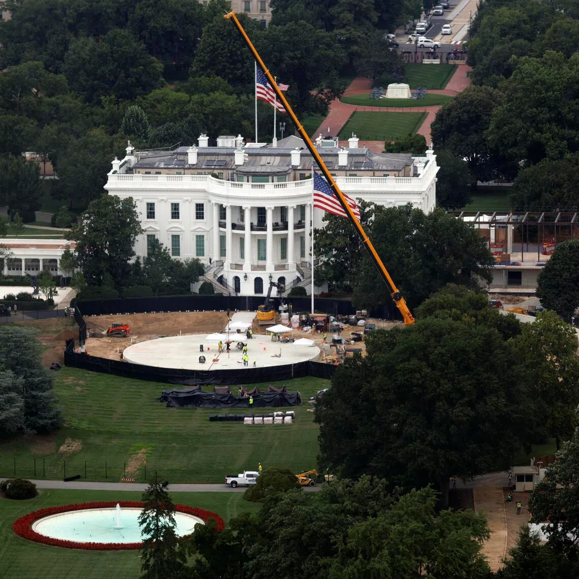 Instead of securing money directly from Congress, the Trump administration has gathered funding from other agencies and private donors.