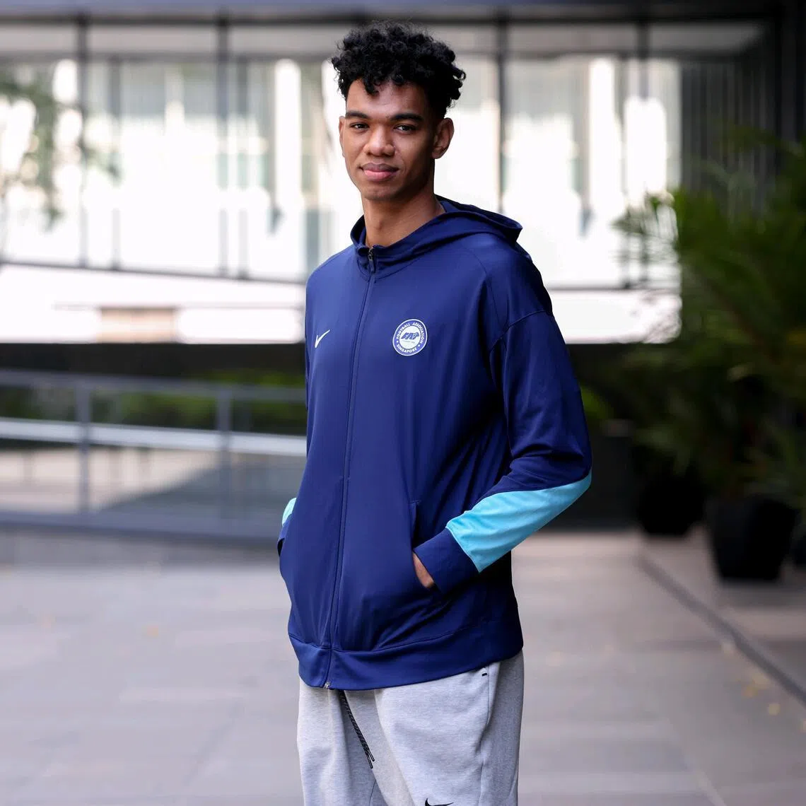 Profile of Singaporean footballer Jordan Emaviwe at PARKROYAL on Beach Road on March 25, 2026. ST PHOTO: BRIAN TEO