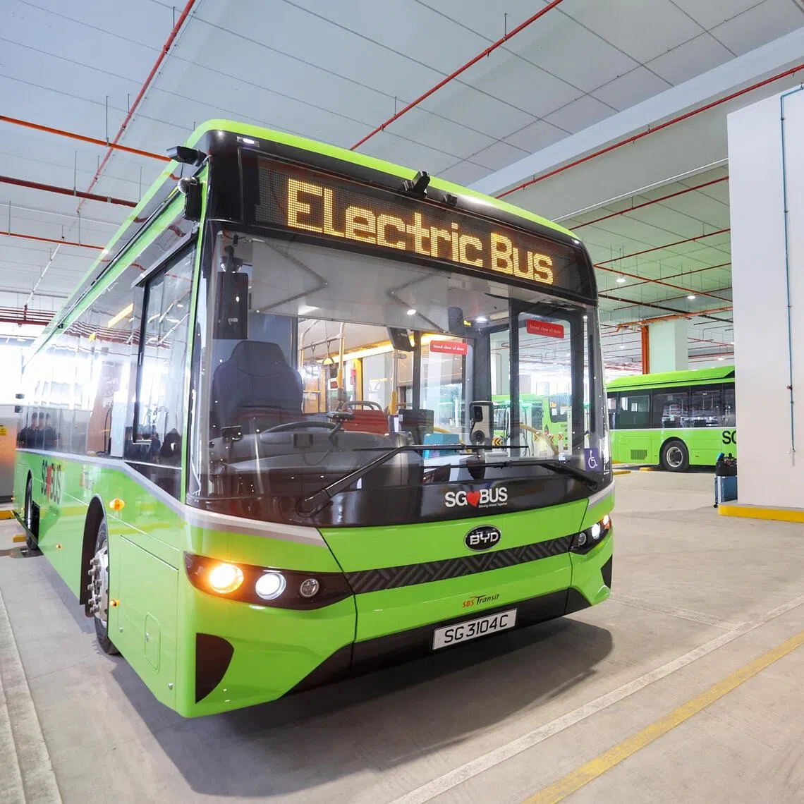 As at the end of 2024, there were 5,841 public buses in Singapore. LTA said that by 2030, electric buses will make up half of Singapore’s public bus fleet.