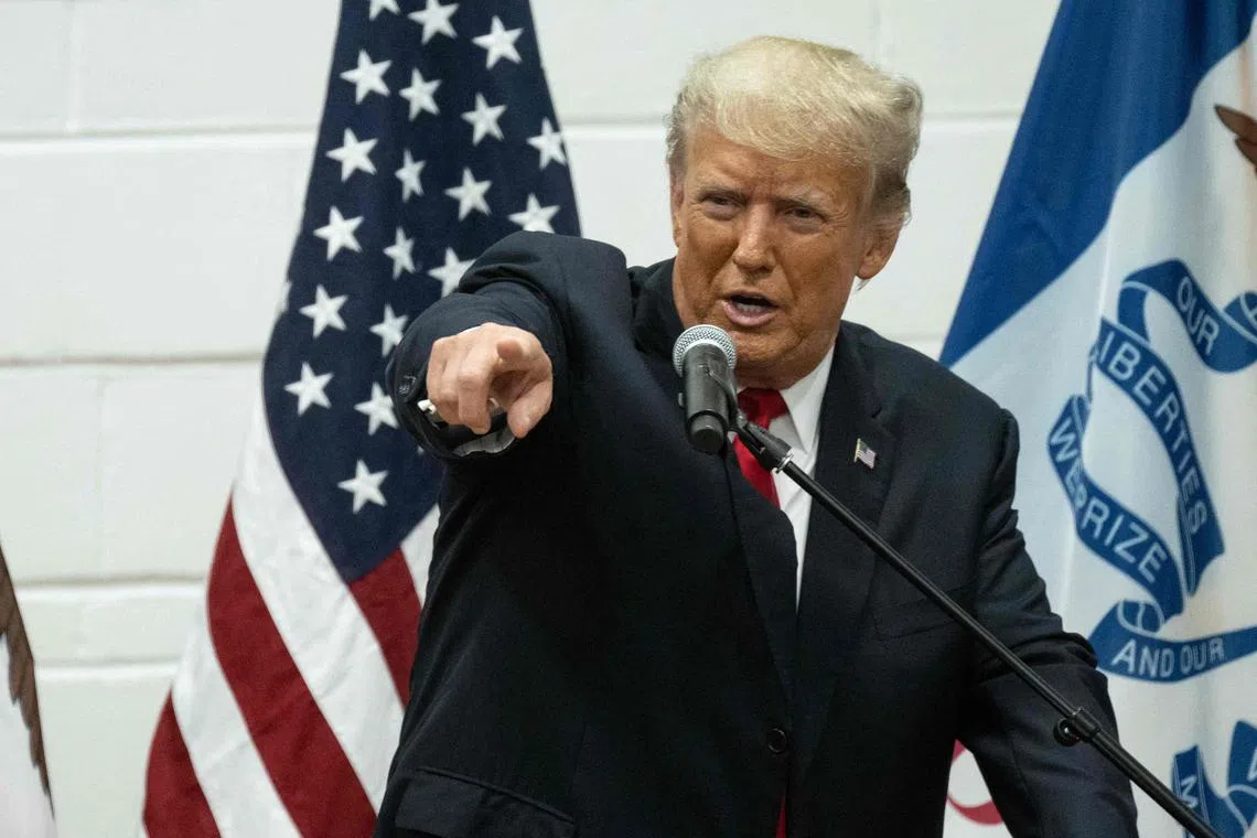 Former US President Donald Trump has described himself as the victim of a politically motivated witch hunt.