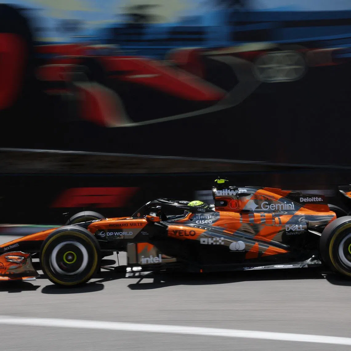 Formula One F1 - Monaco Grand Prix - Circuit de Monaco, Monaco - June 5, 2026 McLaren's Lando Norris during practice REUTERS/Yves Herman