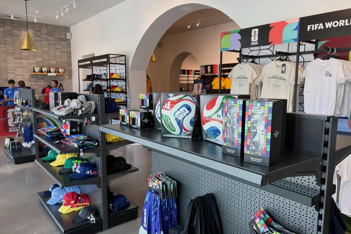 The official FIFA World Cup Store in Houston, Texas, US, July 2.