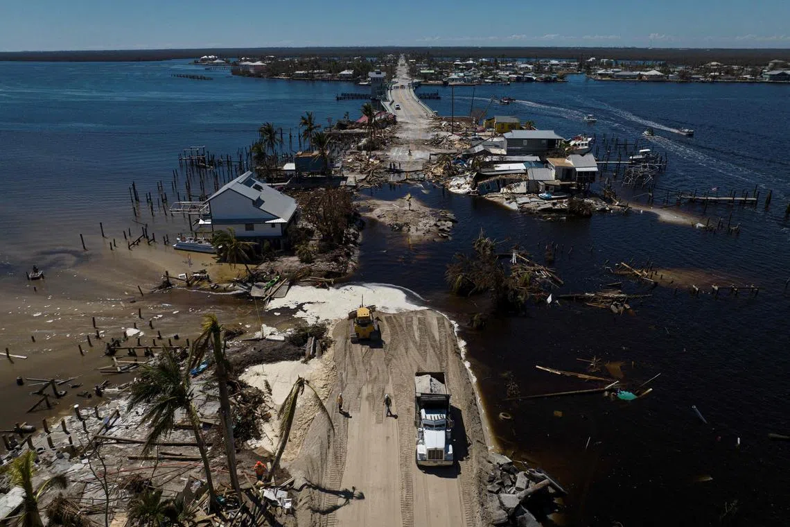 Hurricane Ian, which devastated parts of Florida in September, was billed as the third-costliest US hurricane.