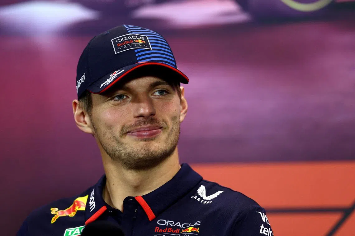 Max Verstappen used an offensive word in describing the setup of his car ahead of the  the Sept 15 Azerbaijan Grand Prix, at a news conference in Singapore.