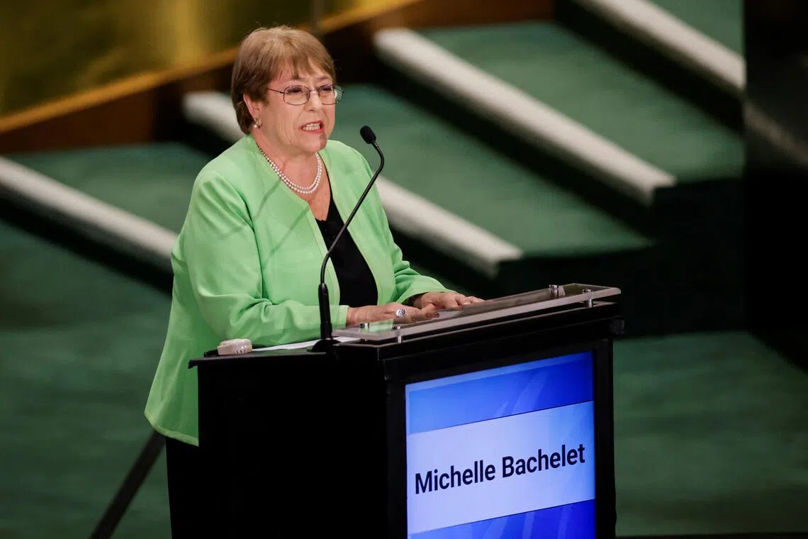 Chile’s Michelle Bachelet quits race to be next UN chief