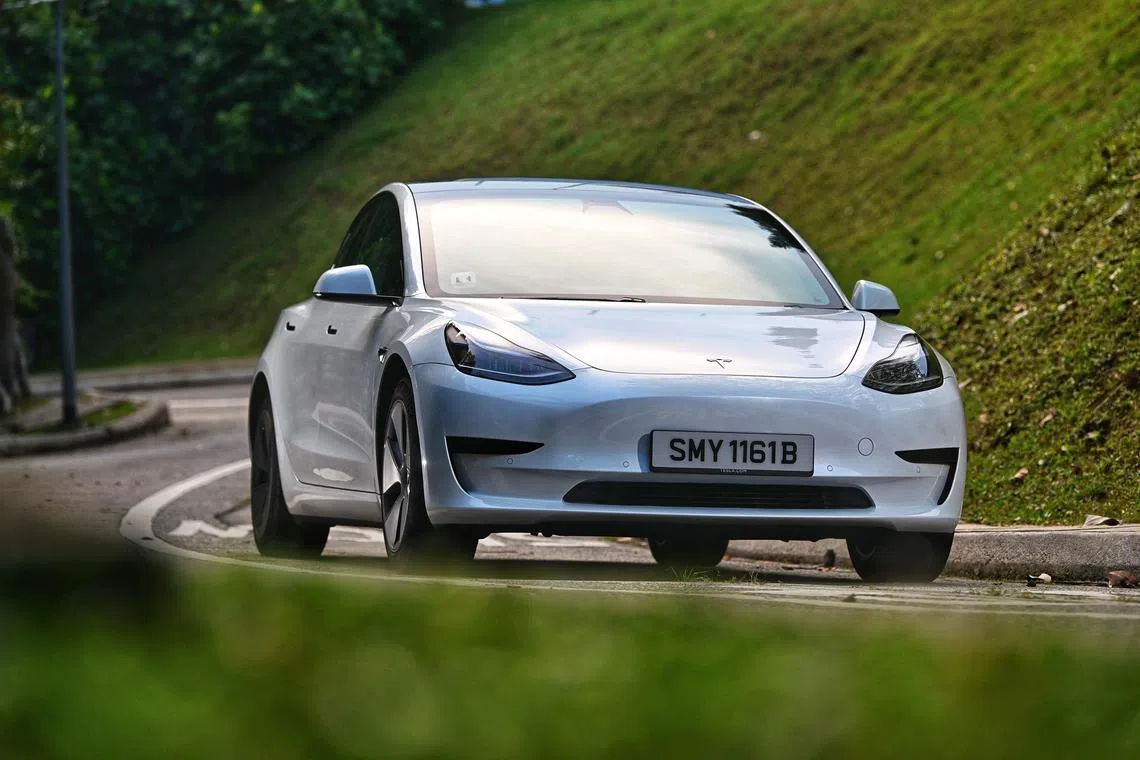 The Tesla Model 3 Standard Range belonging to ST Motoring contributor, Edric Pan, photographed on June 20, 2023

Long-term test of Tesla Model 3 Standard Range