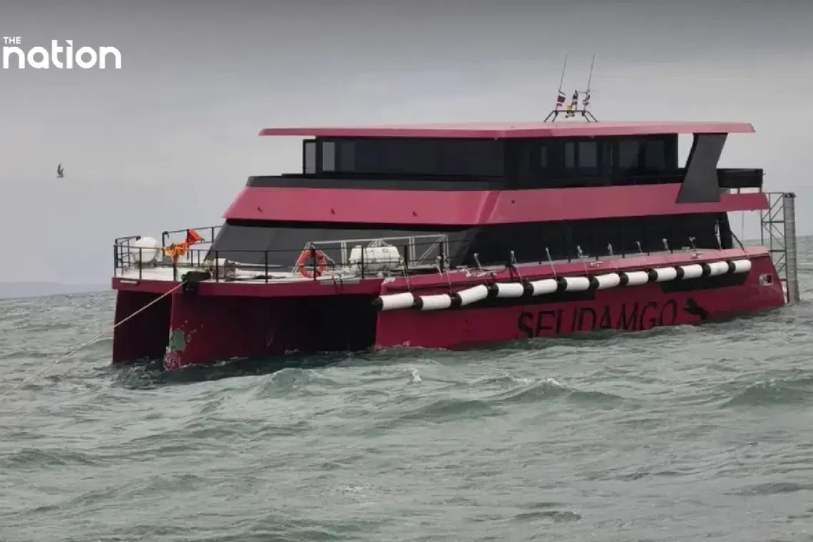 97 people rescued after ferry suffers hull breach near Thai island