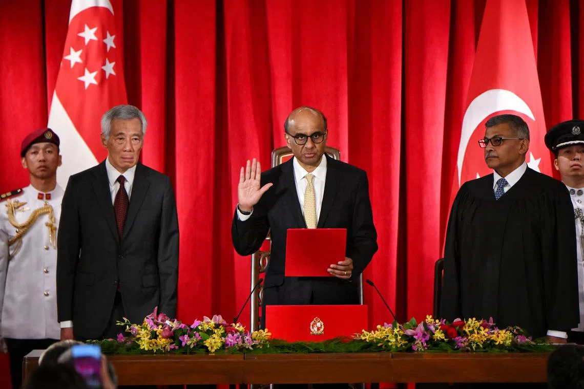 The President is undertaking his national duties when serving in such roles, says Deputy Prime Minister Lawrence Wong.