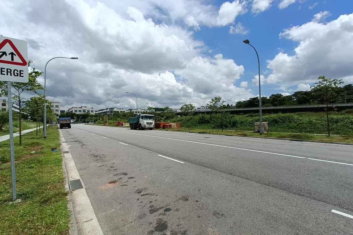 Charge sheets stated that the man intended to murder the cyclist in the March 16 incident along Kaki Bukit Avenue 5 (above).