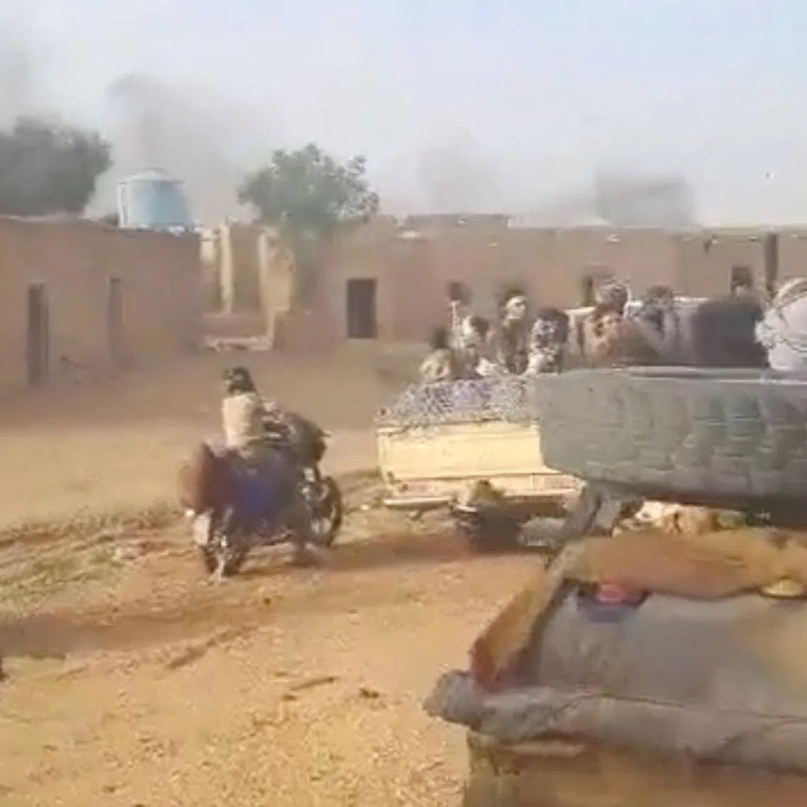 Militants ride in vehicles after chant \"God is Great\" in Anefis, Mali, as gunshots ring out Anefis, Mali, July 4, 2026 in this screengrab taken from a social media video. SOCIAL MEDIA/via REUTERS