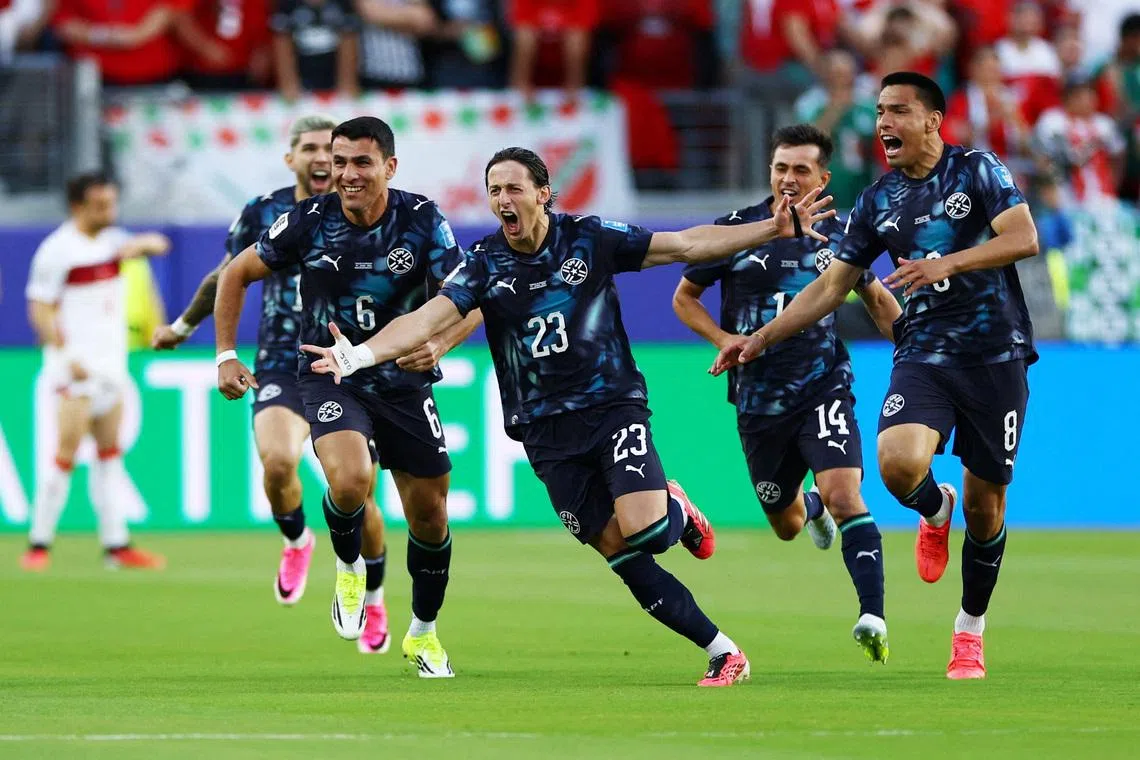 Paraguay's Matias Galarza scored the fastest goal of the tournament so far after 64 seconds.
