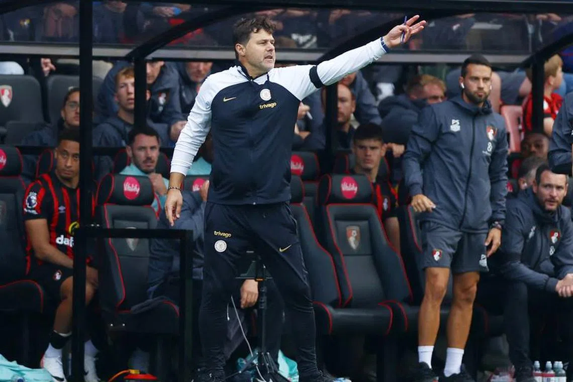 Soccer Football - Premier League - AFC Bournemouth v Chelsea - Vitality Stadium, Bournemouth, Britain - September 17, 2023 Chelsea manager Mauricio Pochettino Action Images via Reuters/Matthew Childs