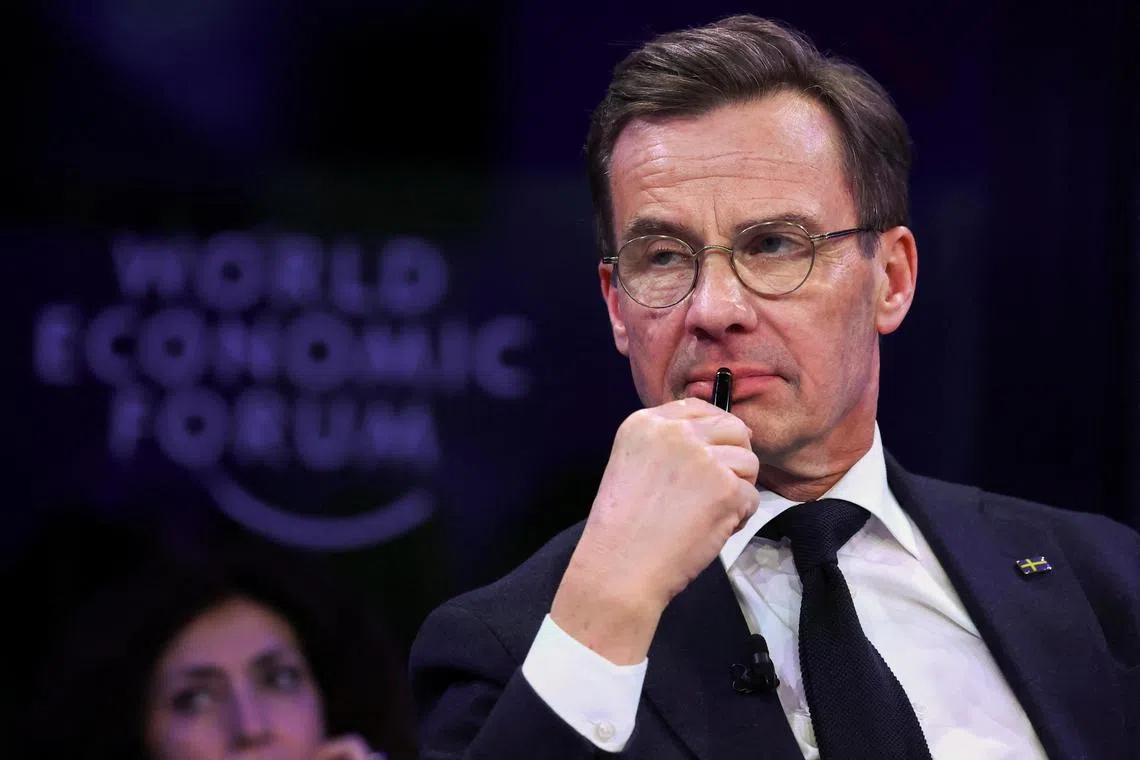 Sweden’s Prime Minister Ulf Kristersson (above) had for weeks defended Mr Henrik Landerholm’s ability to remain as the country's national security adviser. But on Jan 27, he said the police investigation into Mr Landerholm's mistake now made that impossible. 
