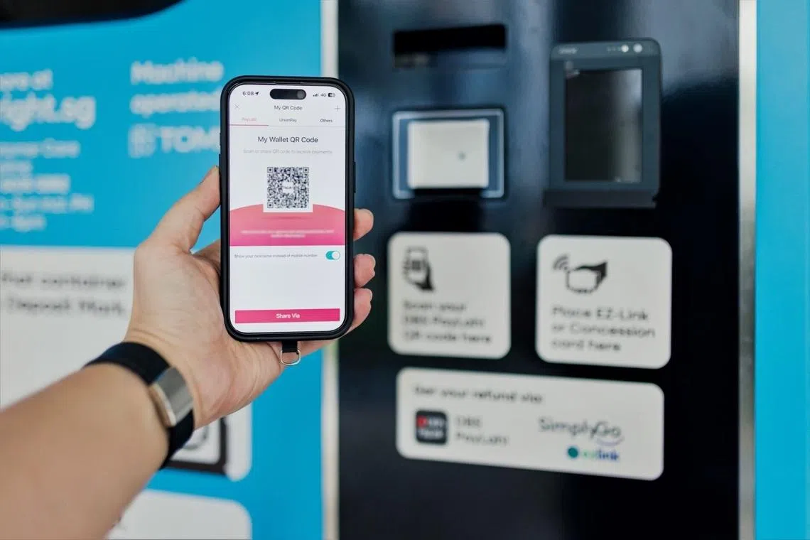 The recycling scheme requires residents to return their used drink containers at more than 1,000 reverse vending machines islandwide. 