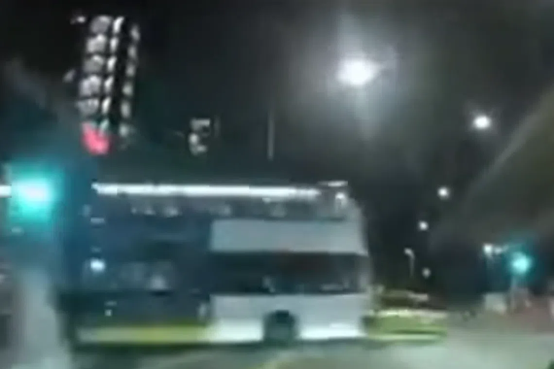 The accident involved a bus and a taxi at the junction of Upper Serangoon Road and Bartley Road. 